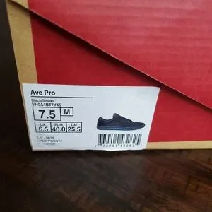 Vans | Shoes | Vans Ave Pro Blacksmoke Men Size 75  display picture 2
